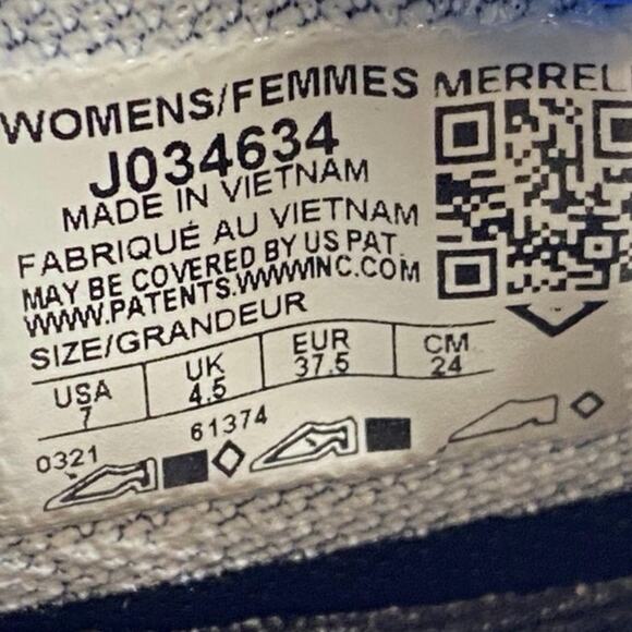 Women’s size 7 MERRELL Bravada Black Multi Hiking Shoes Excellent Condition - Picture 9 of 9